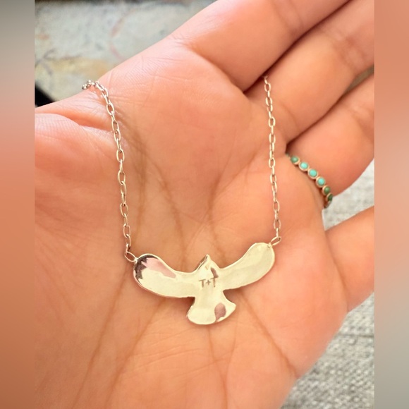 Turquoise and Tobacco Fleetwood Necklace 🦅 - Picture 6 of 6